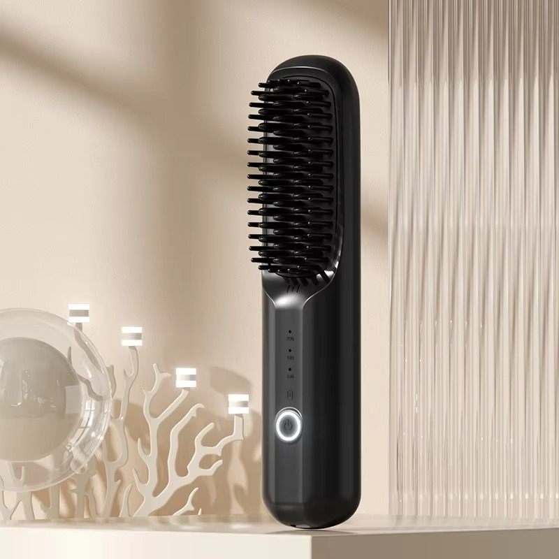 BowLift | USB Rechargeable Ionic Hair Styler – Ceramic Straightening Comb