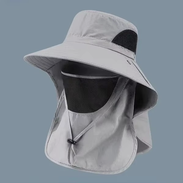 BowLift | UV Protection Outdoor Sun Hat with Wide Brim and Neck Flap for Hiking, Fishing, and Camping