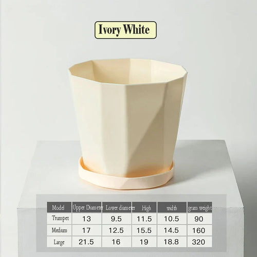 BowLift | Nordika Planter | Scandinavian Design | Durable Resin | For Plants & Decoration