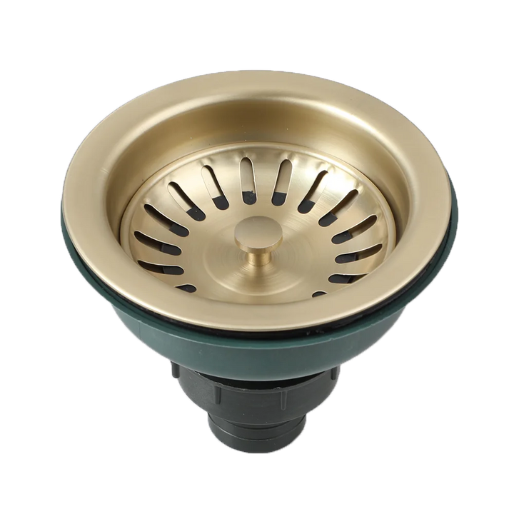 AquaGuard Stainless Steel Sink Strainer with Odor Filter – Pop-Up Stopper & Anti-Blocking Basket Bowlift