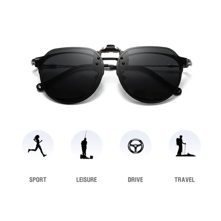 Polarized Clip-On Sunglasses | Bowlift