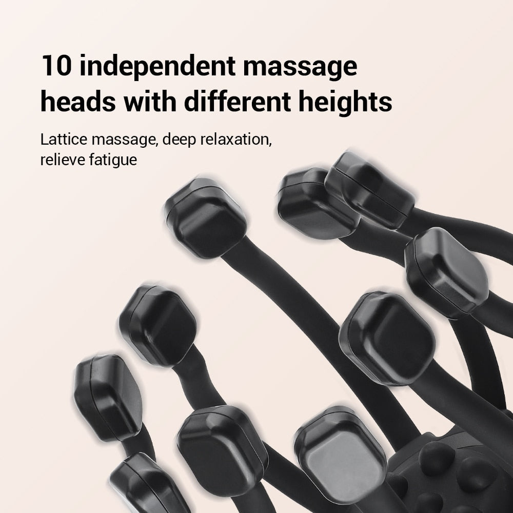 BowLift | Octopus Claw Wireless Relaxing Head Massager