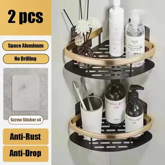 Shower shelf without drilling aluminum | Bowlift