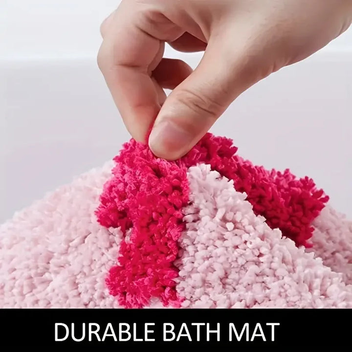 BlushNaked Tufted Design Rug – Pink "Get Naked" Bath & Living Rug Bowlift