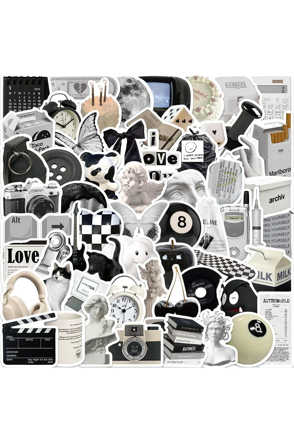 Black White Sticker | Bowlift