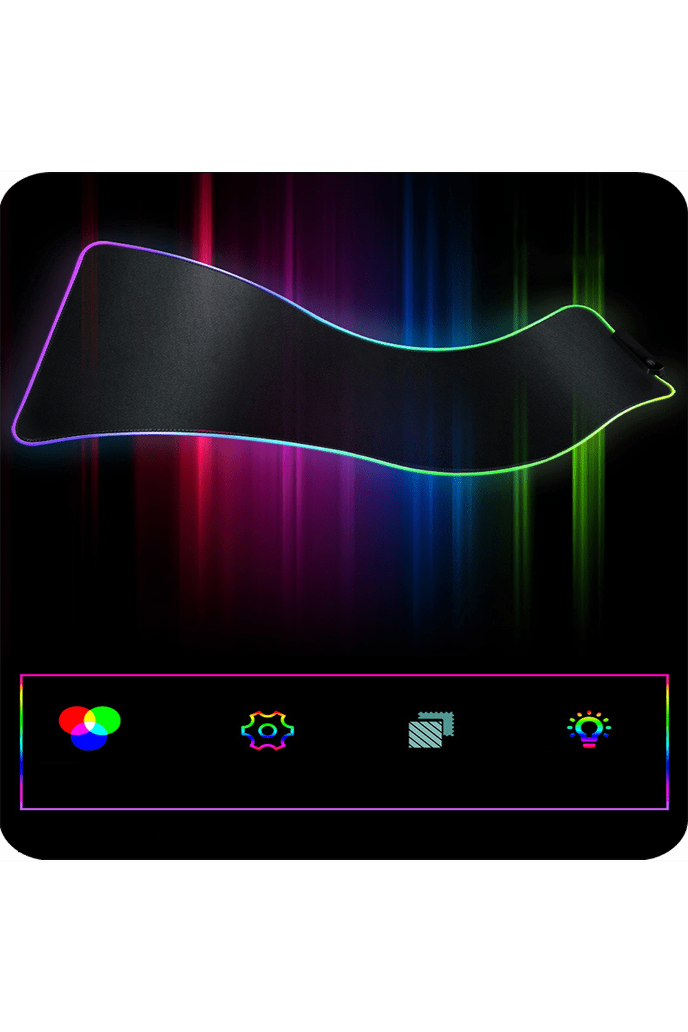 LED Gaming Mouse Pad | Bowlift