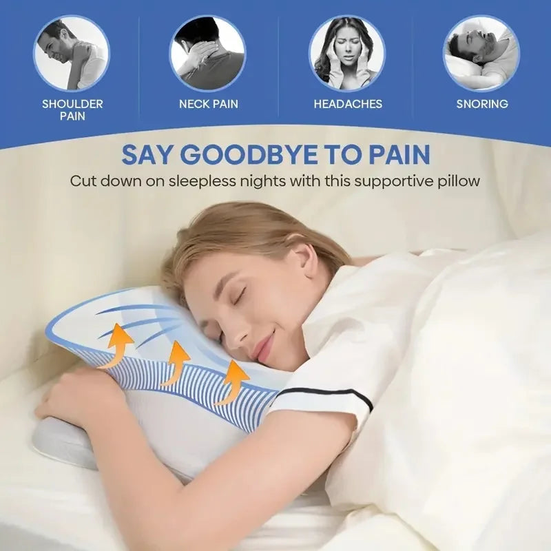 BowLift | Ergonomic Memory Foam Pillow