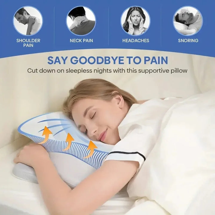 BowLift | Ergonomic Memory Foam Pillow