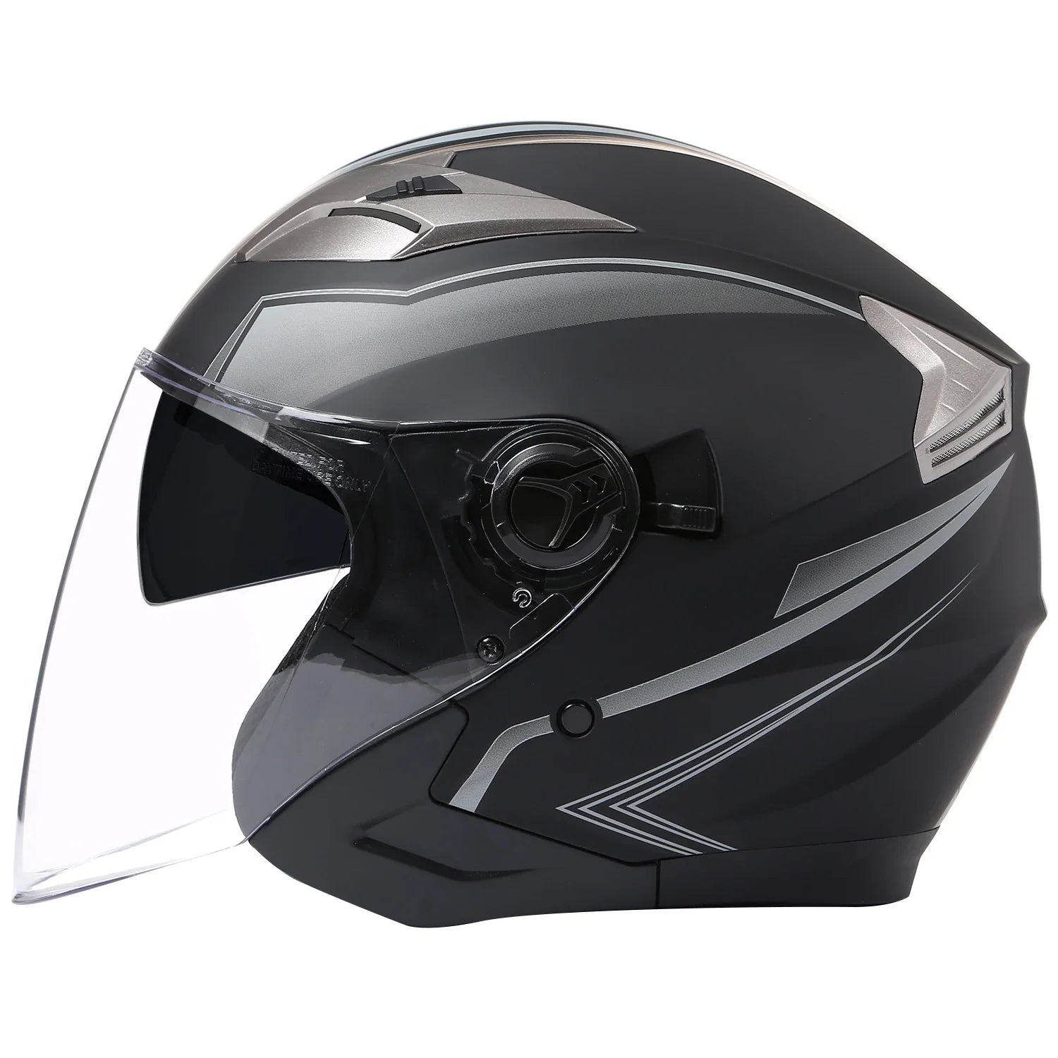 BowLift | Half Face Motorcycle Helmet with Double Lens & DOT Safety – RoadGuard