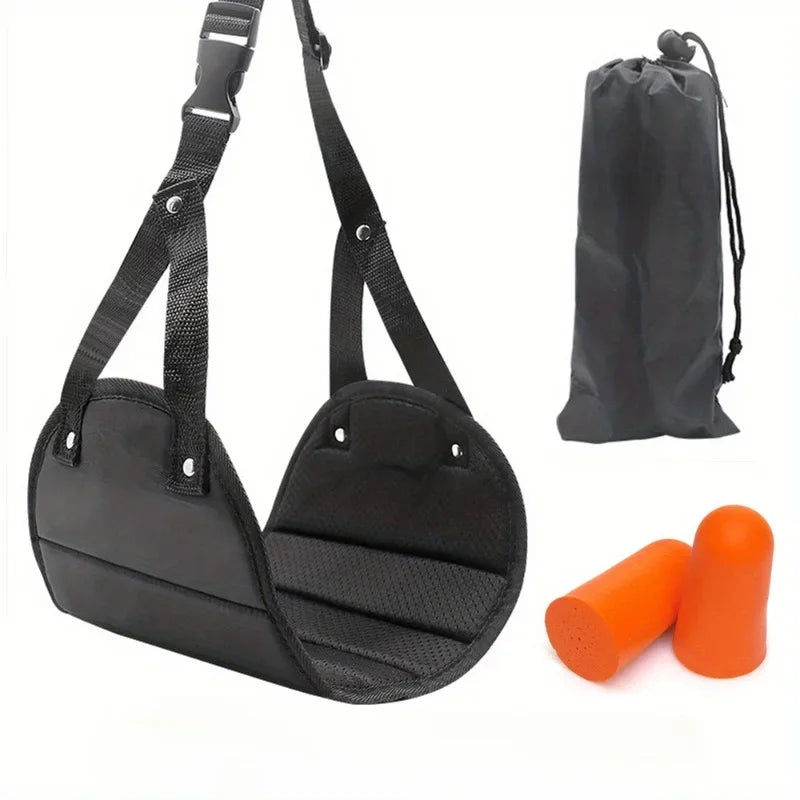 BowLift | Legino TravelRest | Portable Foot Hammock | Memory Foam | Compact and Lightweight