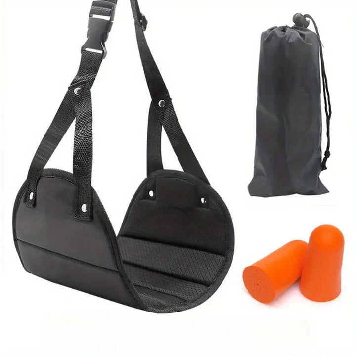 BowLift | Legino TravelRest | Portable Foot Hammock | Memory Foam | Compact and Lightweight