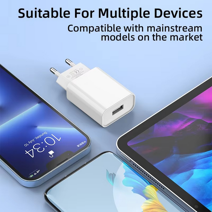 BowLift | 10W USB Wall Charger 5V 2A Power Adapter for Fast Mobile Phone Charging