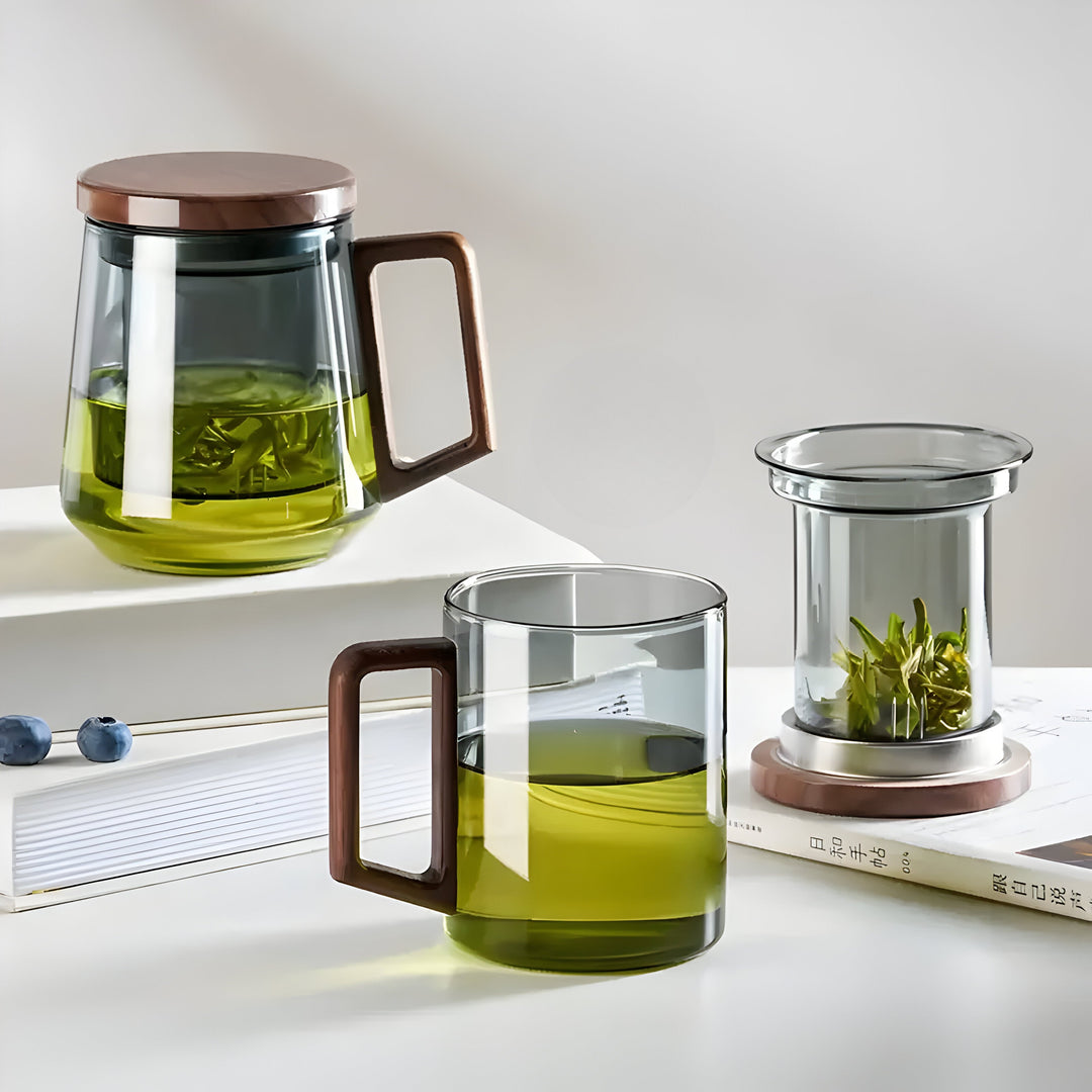 ArtisanBrew Cup – Heat-resistant glass tea cup | Bowlift