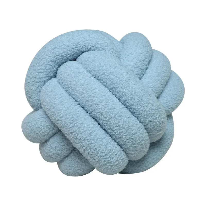 Boucle Rope Knot Ball Cushion | Bowlift