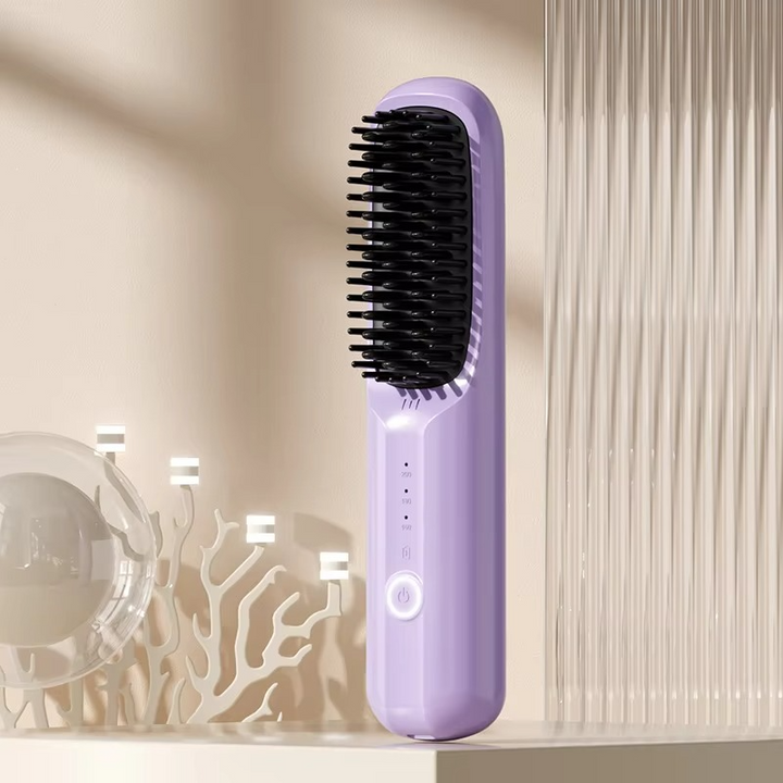 BowLift | USB Rechargeable Ionic Hair Styler – Ceramic Straightening Comb