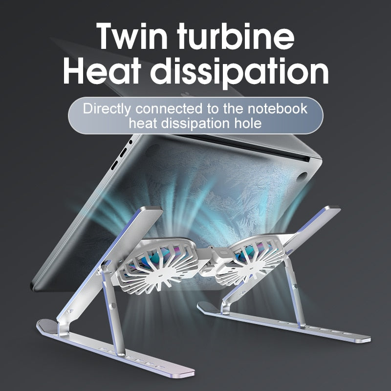 BowLift | Cooling Fan Laptop Stand