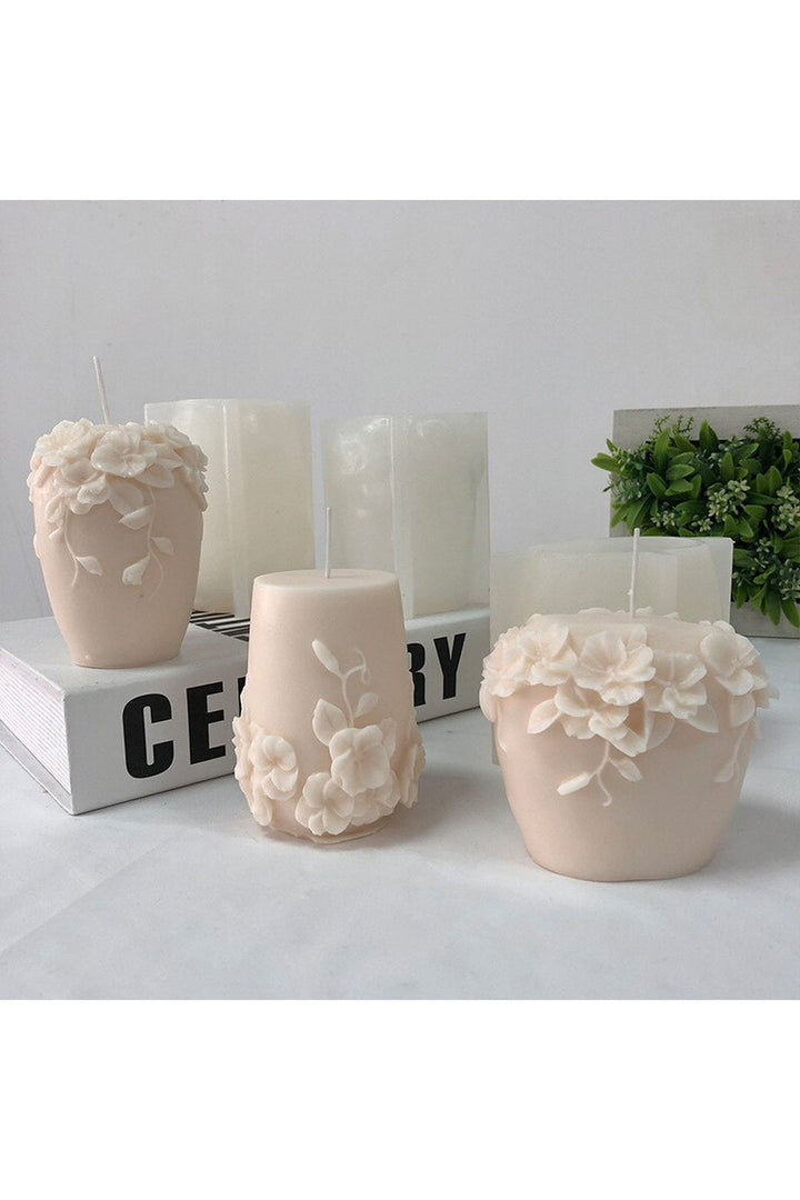 Rattan Flower Candle Shape | Bowlift