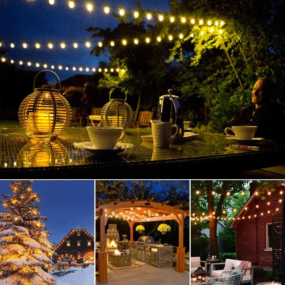 BowLift | Elegant Solar Bulb String Lights