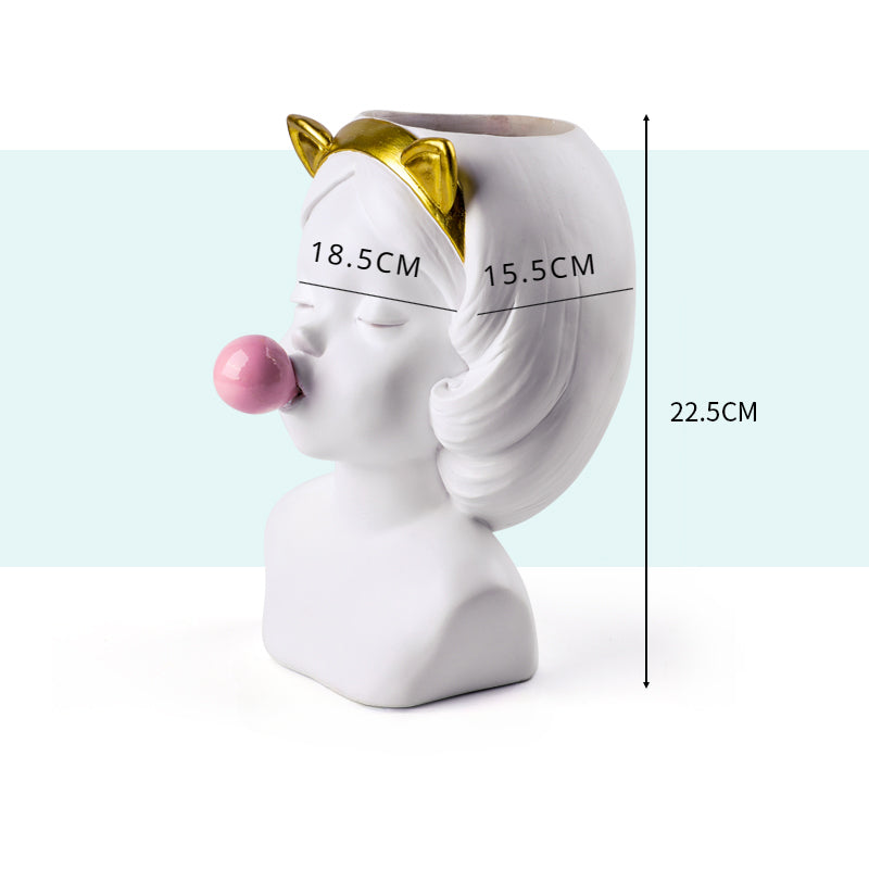 Compact Ceramic Vase Bowlift
