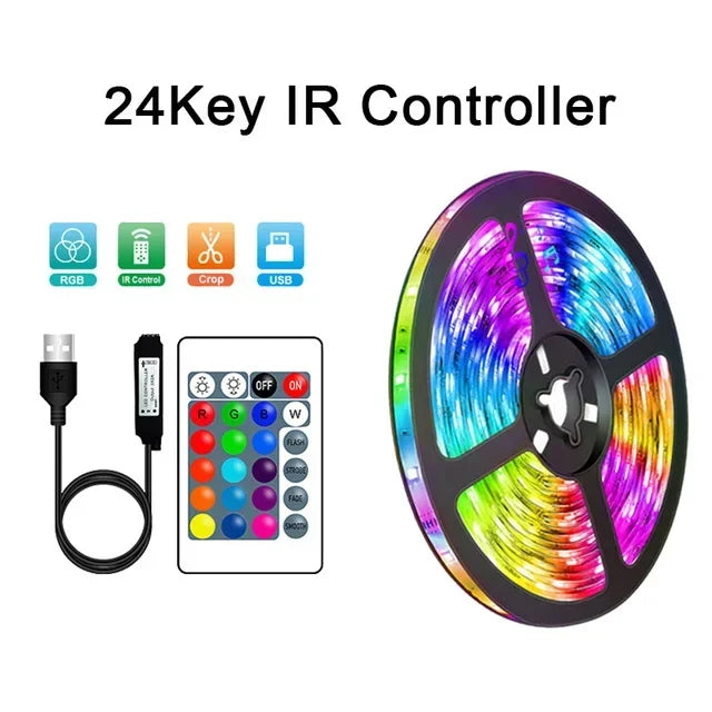 BowLift | USB RGB LED Strip Lights with App Control for Room & TV Backlighting Decor
