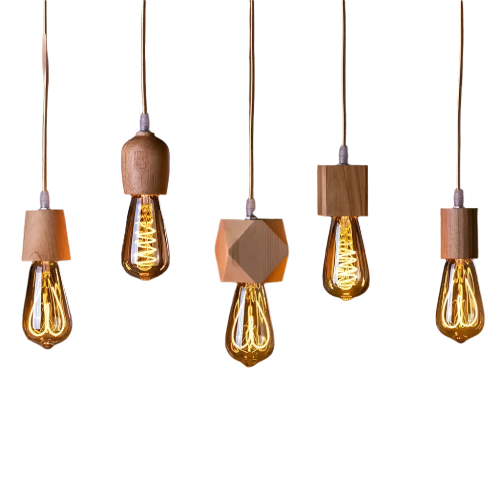 Handcrafted wooden pendant lamp with a naturally warm aura and timeless charm Bowlift