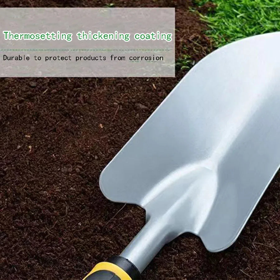 BowLift | Groviva Garden Tool Set 4-pcs. | Stainless Steel | Hoe & Shovel | For Digging, Planting & Weeding