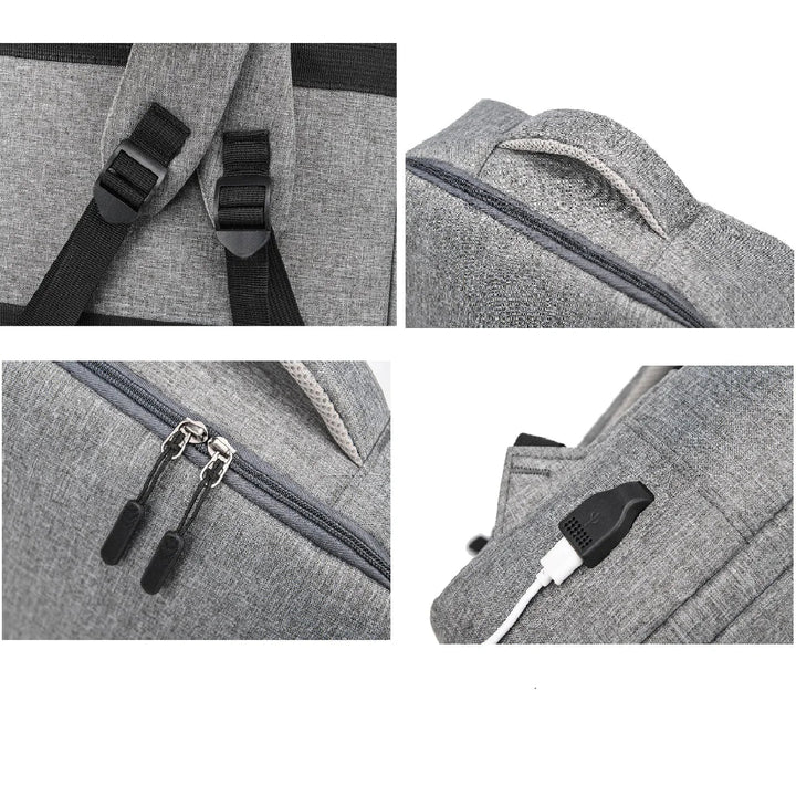 BowLift | Modern TechSafe Backpack - With practical USB charging function