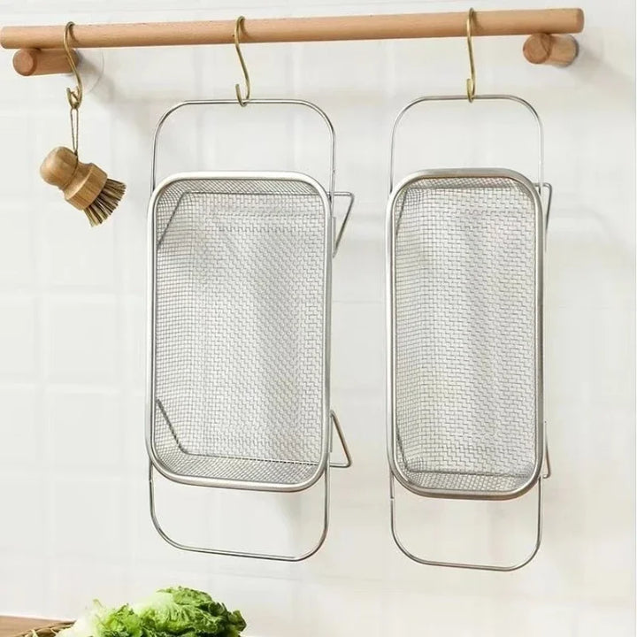 BowLift | Space-Saving Over-Sink Mesh Strainer Rack