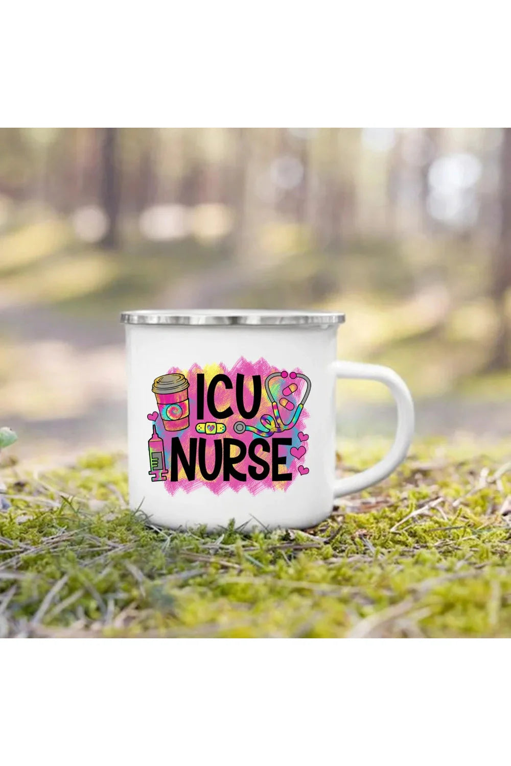 Life Enamel Coffee Mug | Bowlift