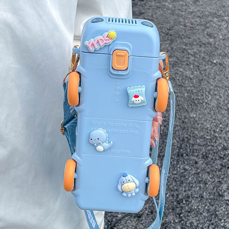 BowLift | Cute Bus Leak-Proof Little Rider Water Bottle