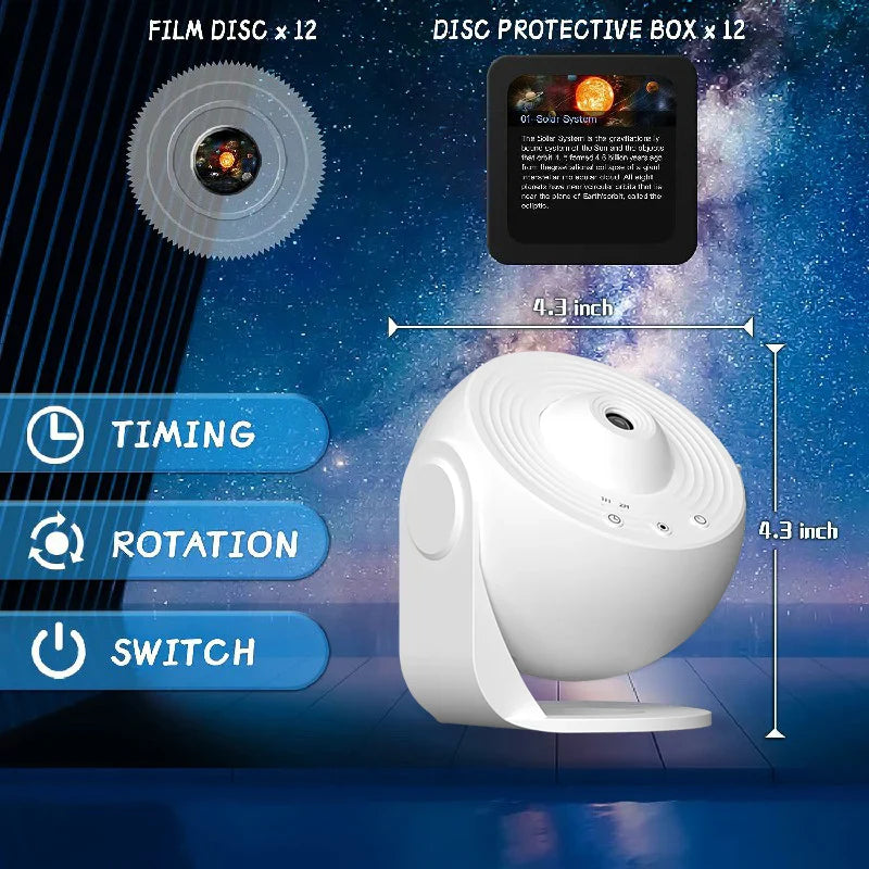 BowLift | 360° Rotate Planetarium Projector Night Lamp
