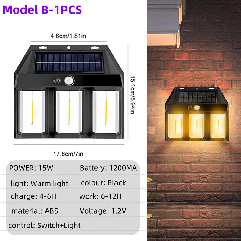 Night Guard LED Solar Wall Waterproof Lamp | Bowlift