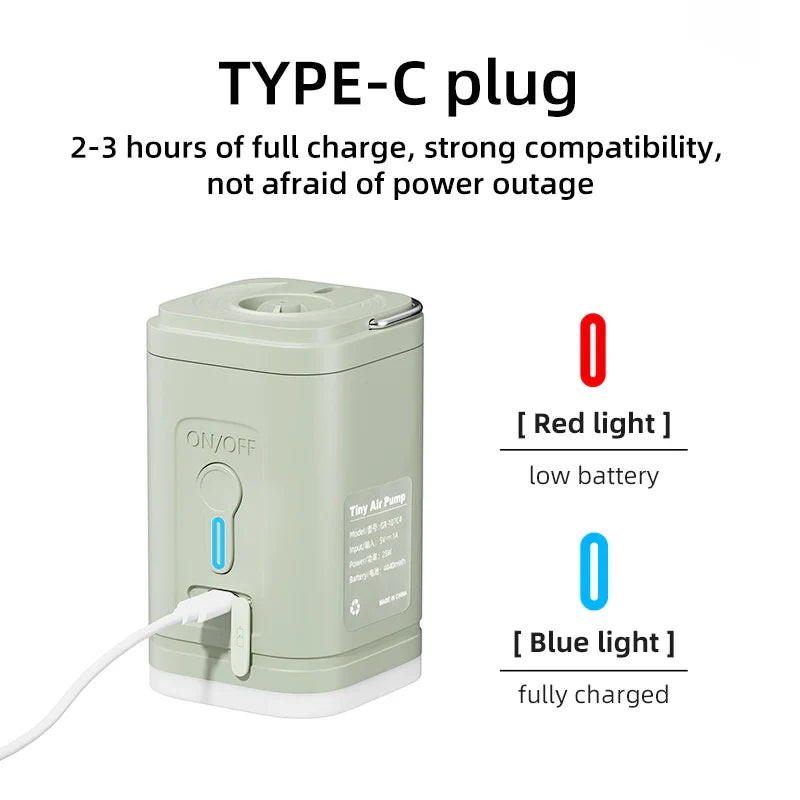 BowLift | 3 in 1 Electric Mini Wireless Air Compressor