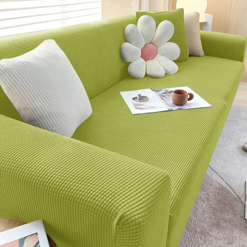 BowLift | Textured Stretch Sofa Cover | Non-Slip, Machine Washable & Protective for 1-Seater, 2-Seater, and 3-Seater Sofas