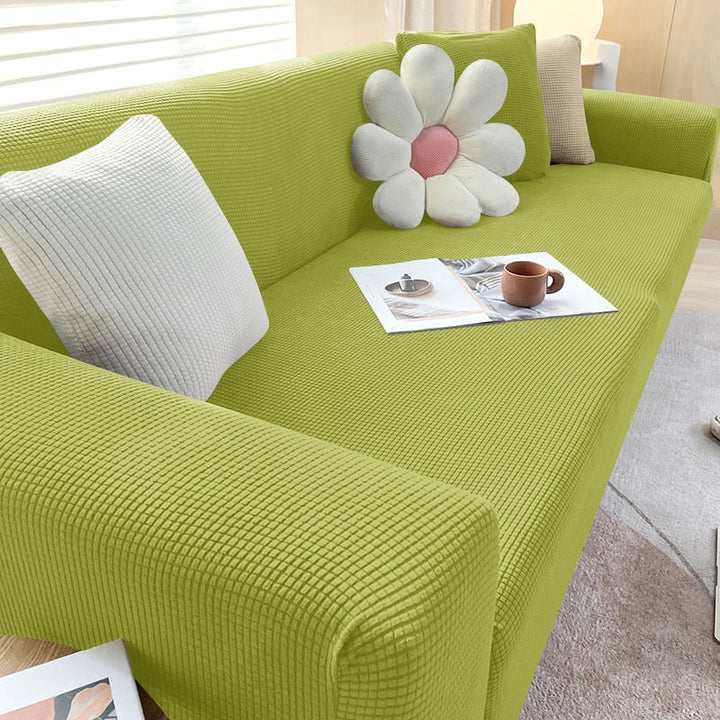 BowLift | Textured Stretch Sofa Cover | Non-Slip, Machine Washable & Protective for 1-Seater, 2-Seater, and 3-Seater Sofas