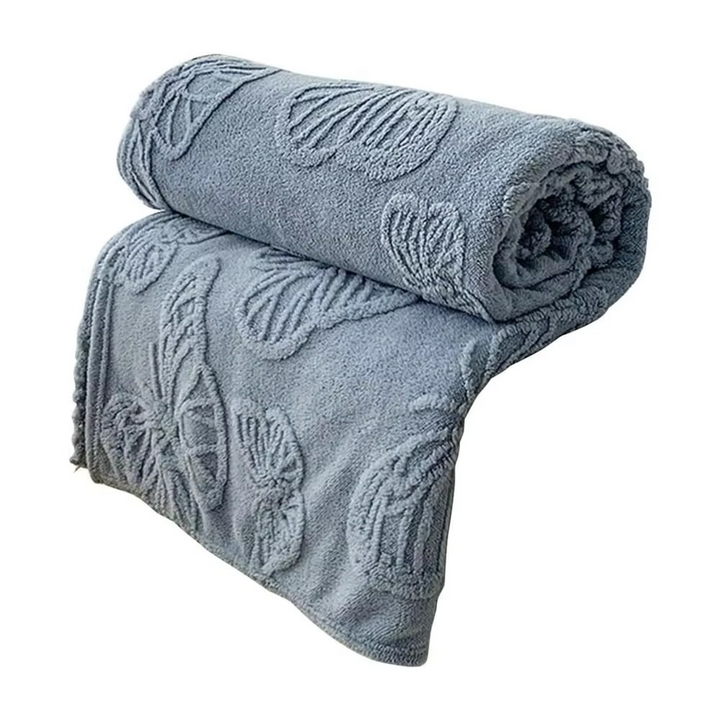 Double Sided Cooling Blanket with Breathable Cold Effect and 3D Butterfly Jacquard Design | Bowlift