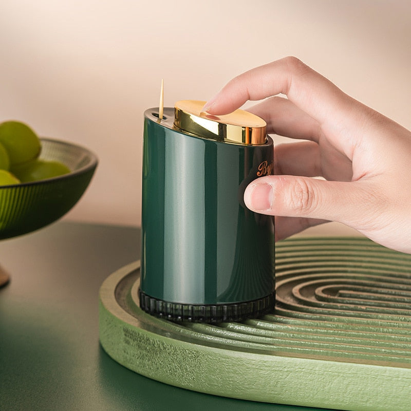 ToothMaster Holder – Elegant Pop-Up Toothpicks Bowlift