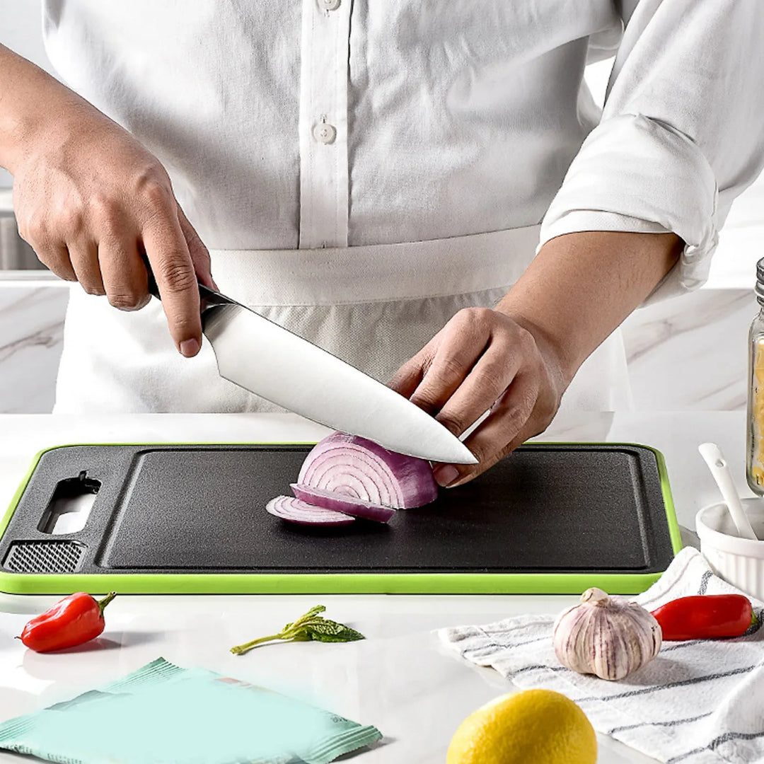 BowLift | Aluminum Alloy Cutting Board with Knife Sharpener