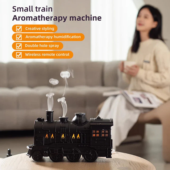 Mini Train Aromatherapy Essential Oil Diffuser Lamp Decor | Bowlift