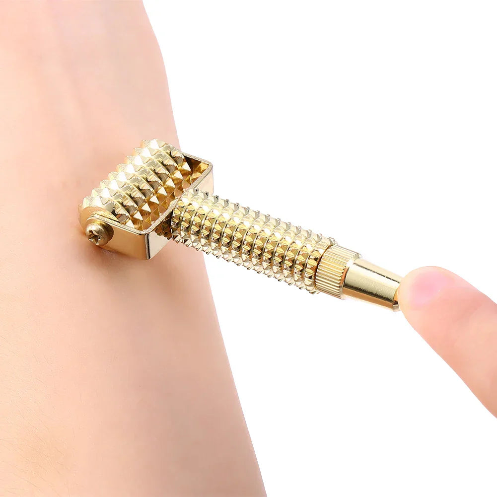 BowLift | Acupressure Massage Tool VitalPoint Copper | Acupuncture Stimulator & Roller Massage | Handy & Skin Friendly | 12.3 cm