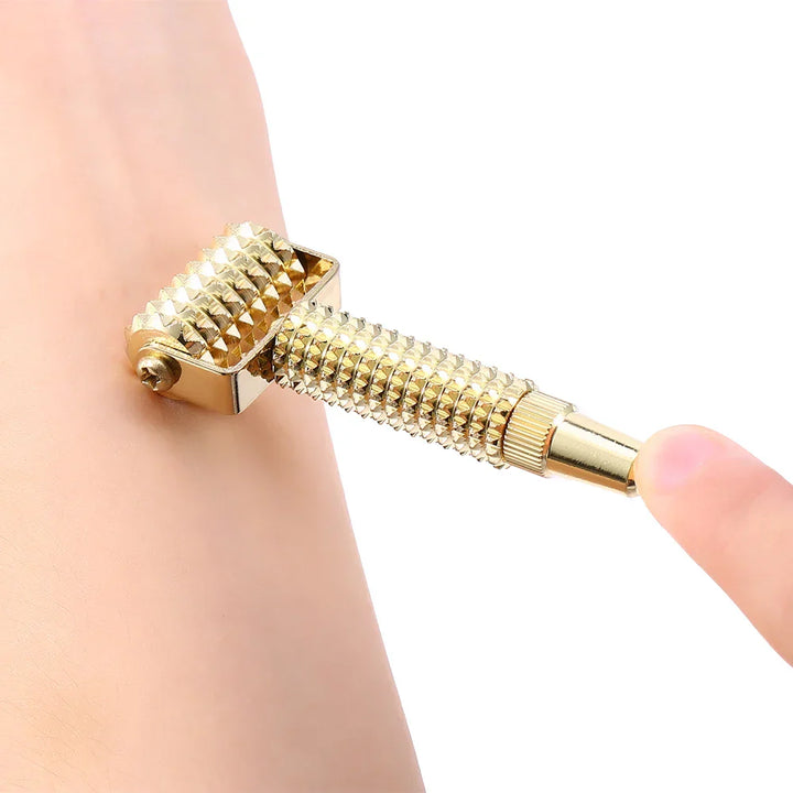 BowLift | Acupressure Massage Tool VitalPoint Copper | Acupuncture Stimulator & Roller Massage | Handy & Skin Friendly | 12.3 cm
