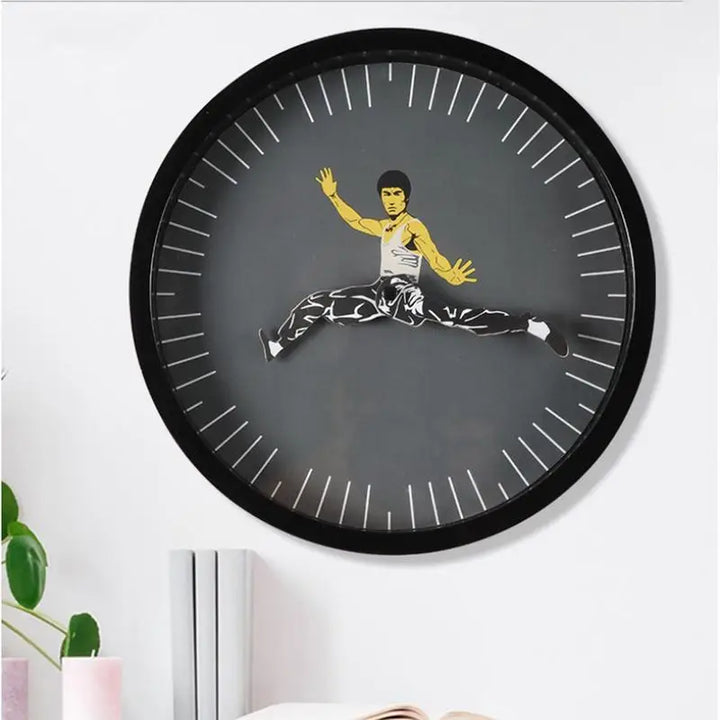 KungFuTime Clock - Authentic Chinese Wall Clock Decoration Bowlift