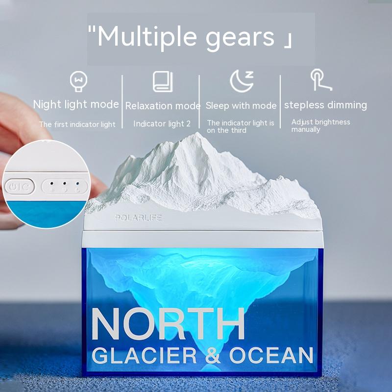 Iceberg Aromatherapy Bowliftuetooth Speaker Night Lamp | Bowlift