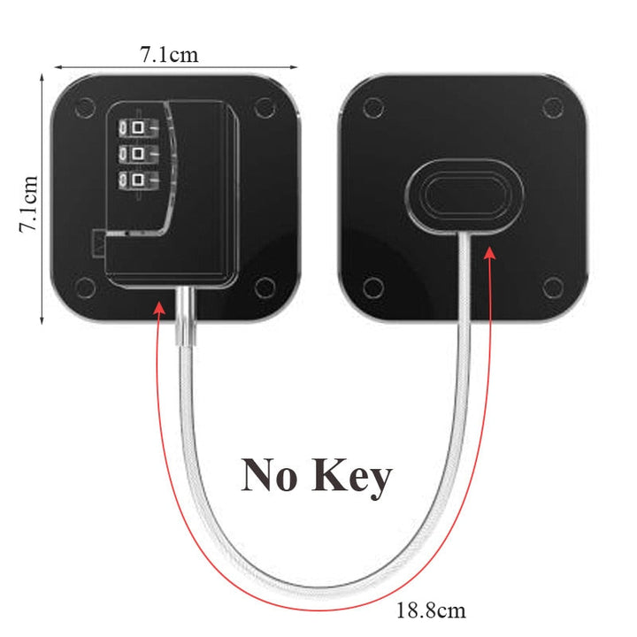 Safe Baby Secure Door Cabinet Lock | Bowlift