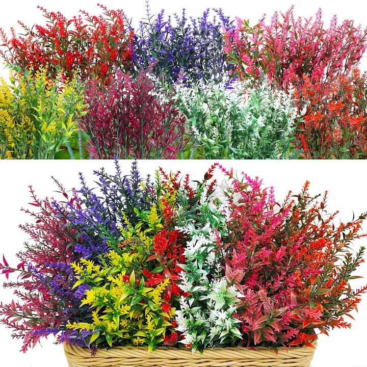 BowLift | Florabell 12 Piece Set Artificial Lavender | Artificial Plants for Weddings, Vases, Garlands & Decoration | For Indoor & Outdoor