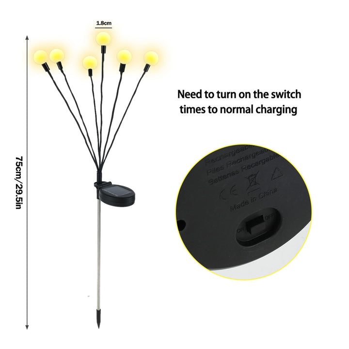 Firefly Garden Solar LED Outdoor Lights | Bowlift