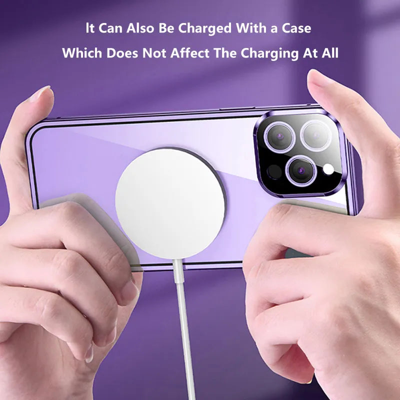 BowLift | Double Sided Magnetic Glass Anti-Peep Mobile Case