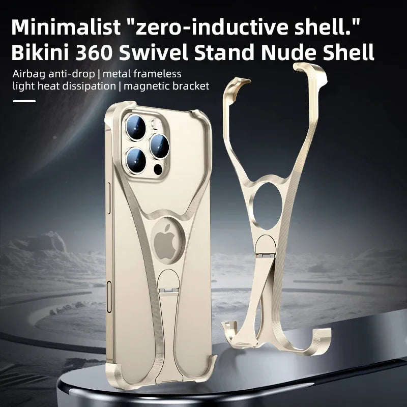 BowLift | Alloy Metal Frameless Phone Case
