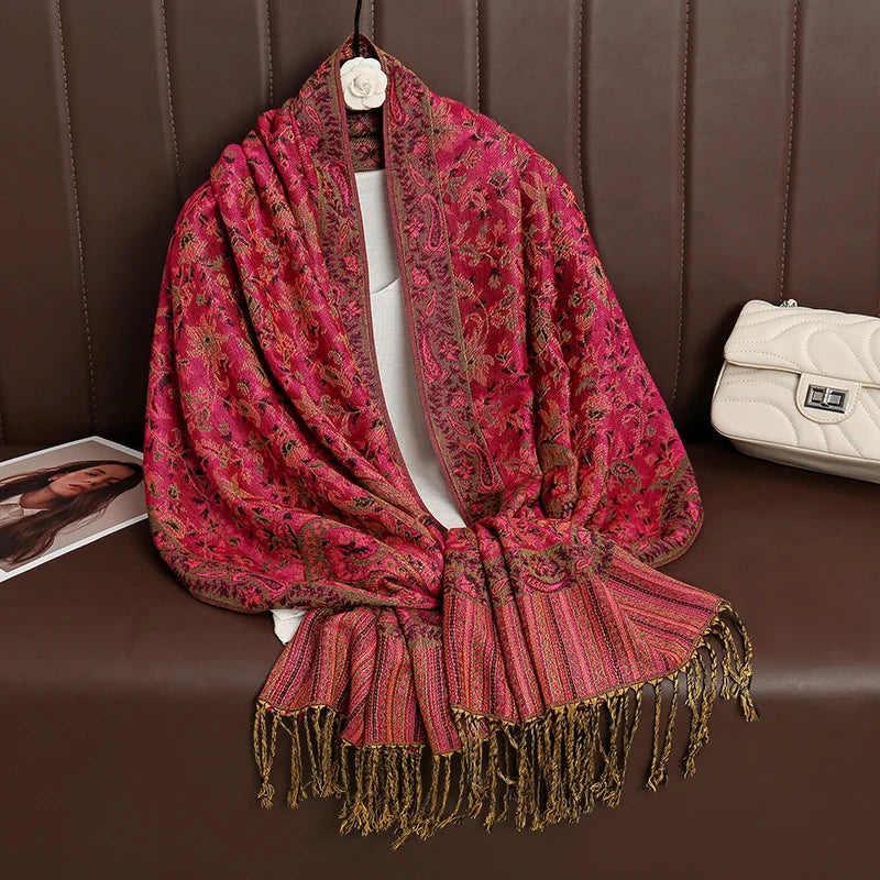 BowLift | Élégancea | Women's Scarf | Cashmere Feel | 70 × 190 cm | Luxury Print & Warm