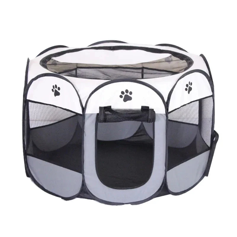 BowLift | Pawvia Foldable Cat Tent | Portable Outdoor Enclosure for Cats & Small Dogs | Breathable & Washable | 72×72×45 cm